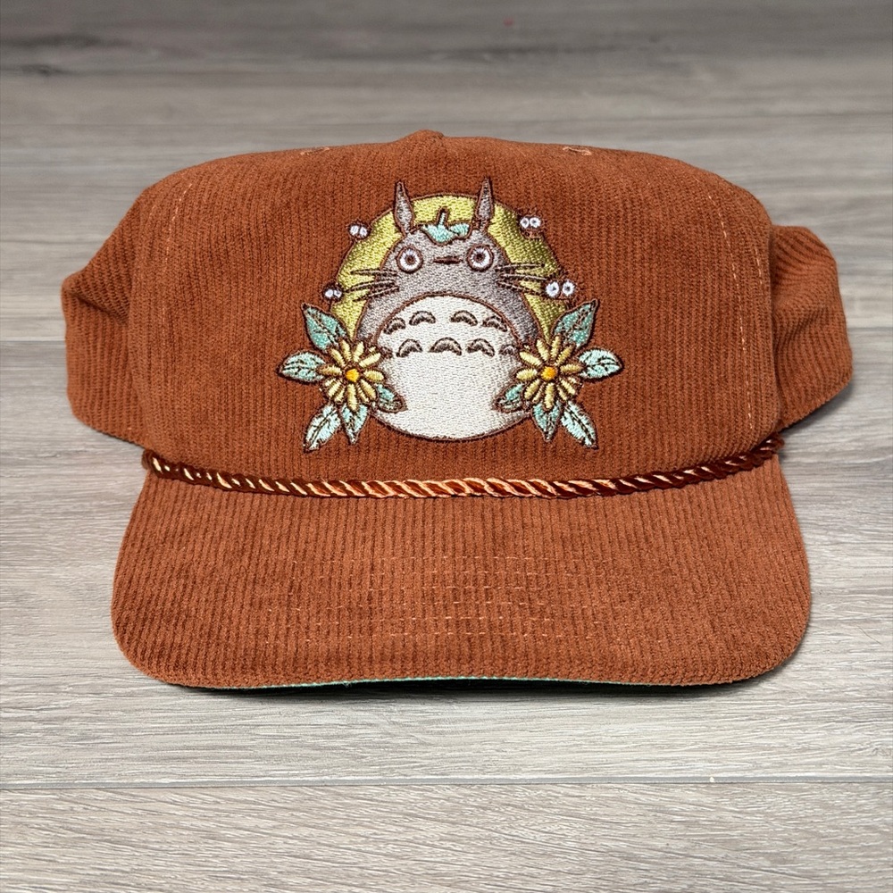 Studio Ghibli My Neighbor Totoro Embroidered Corduroy Snapback Hat